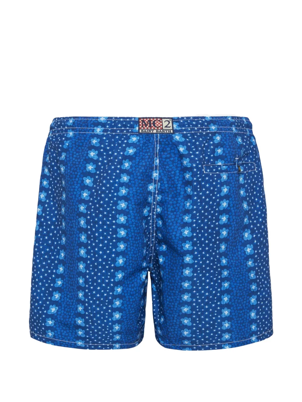 MC2 Saint Barth Caprese zwembroek met bloemenprint Blauw