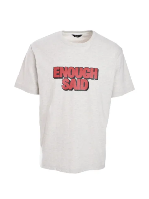 Tee Library camiseta de algodón con eslogan estampado
