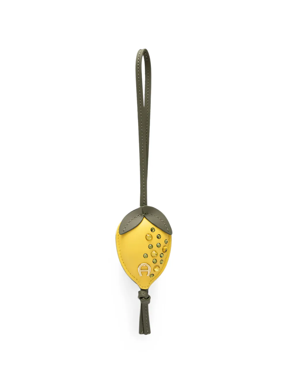 AIGNER lemon-motif embellished bag charm - Gelb