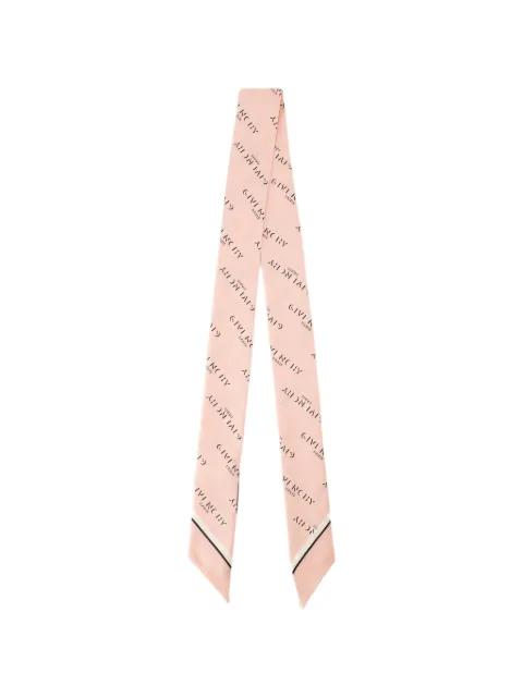 Givenchy Shadow Seidenschal mit Logo-Print