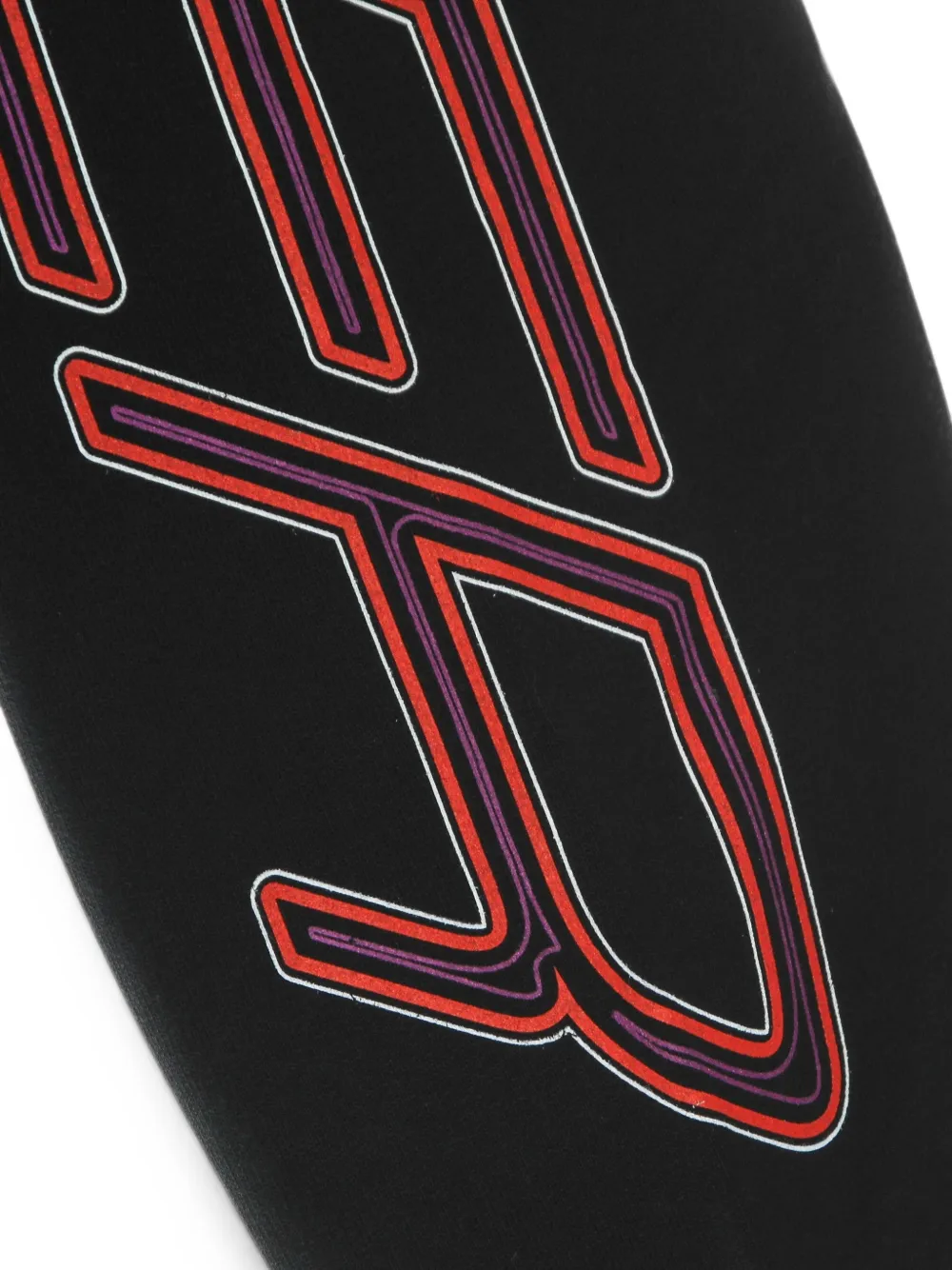 IUTER Hoodie met skelet-print en logo Zwart