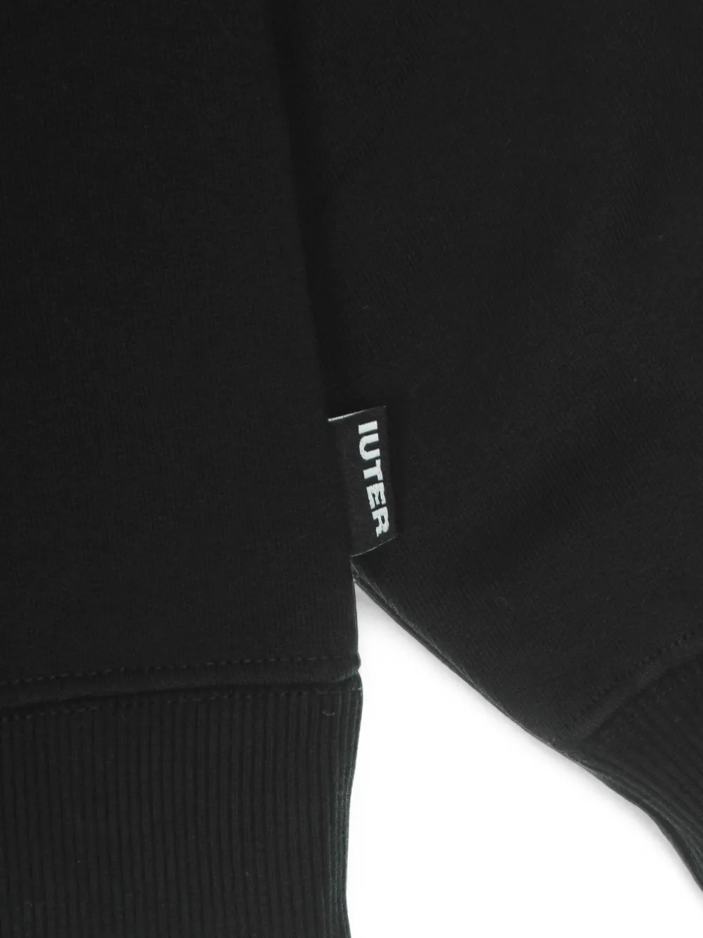 IUTER Hoodie met skelet-print en logo Zwart