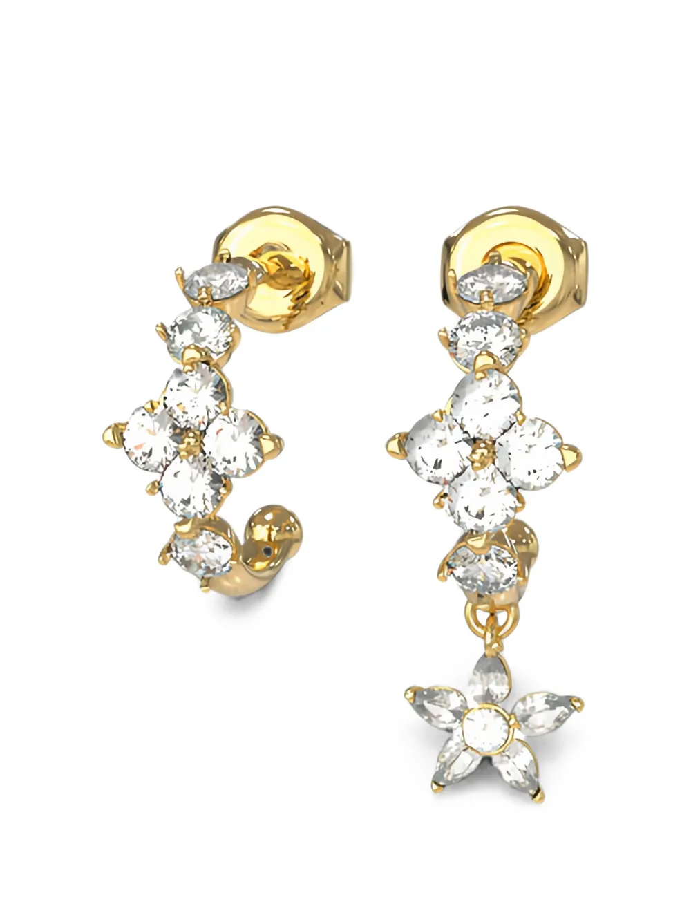 GUESS USA Orecchini Secret Garden con cristalli (3 pezzi) - Oro