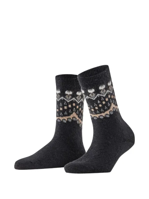 Falke calcetines de punto Fair Isle