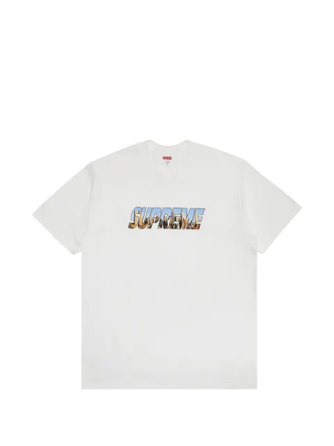 Supreme Gotham logo-print cotton T-shirt