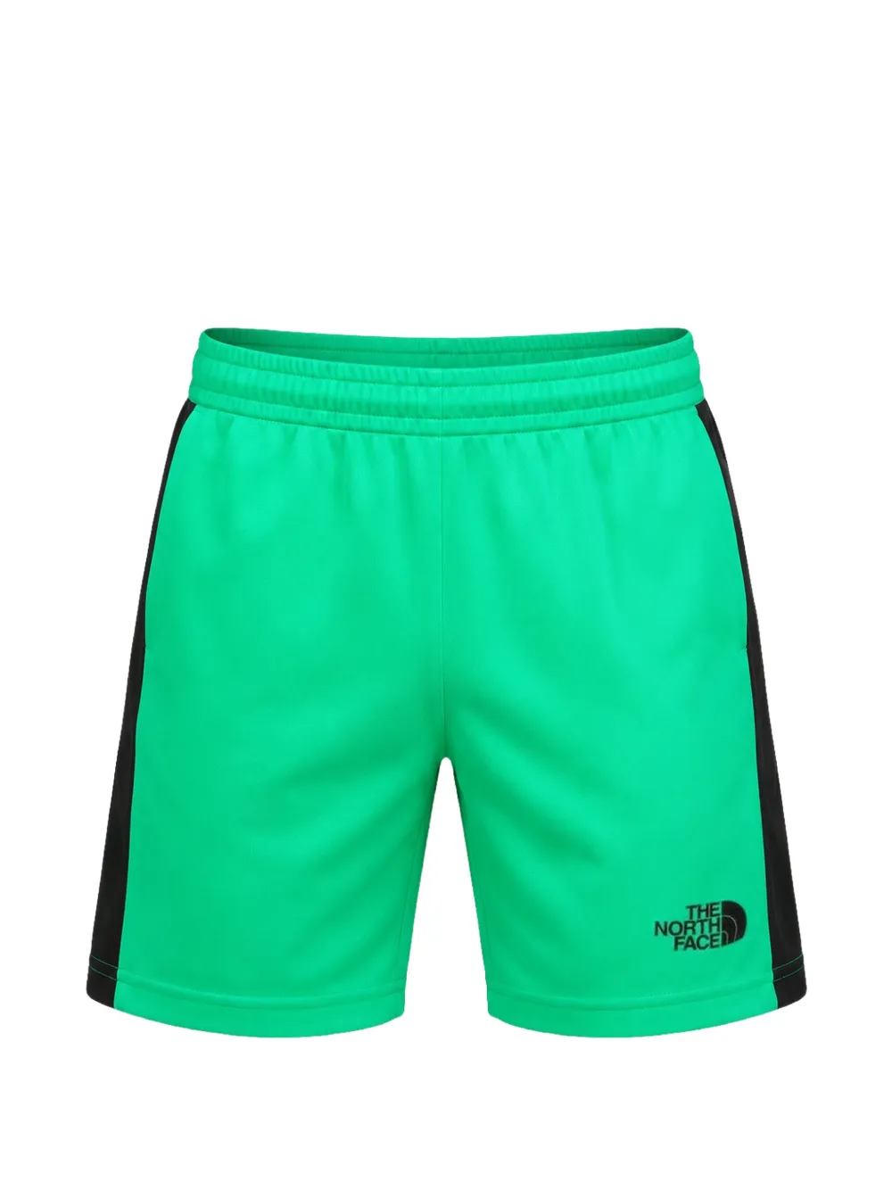 The North Face Kids Never Stop logo-print shorts - Verde