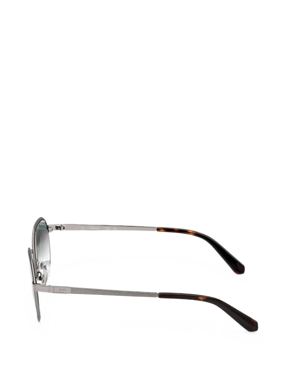 GUESS EYEWEAR Zonnebril met geometrisch montuur Grijs