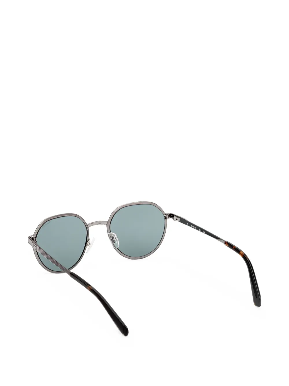 GUESS EYEWEAR Zonnebril met geometrisch montuur Grijs
