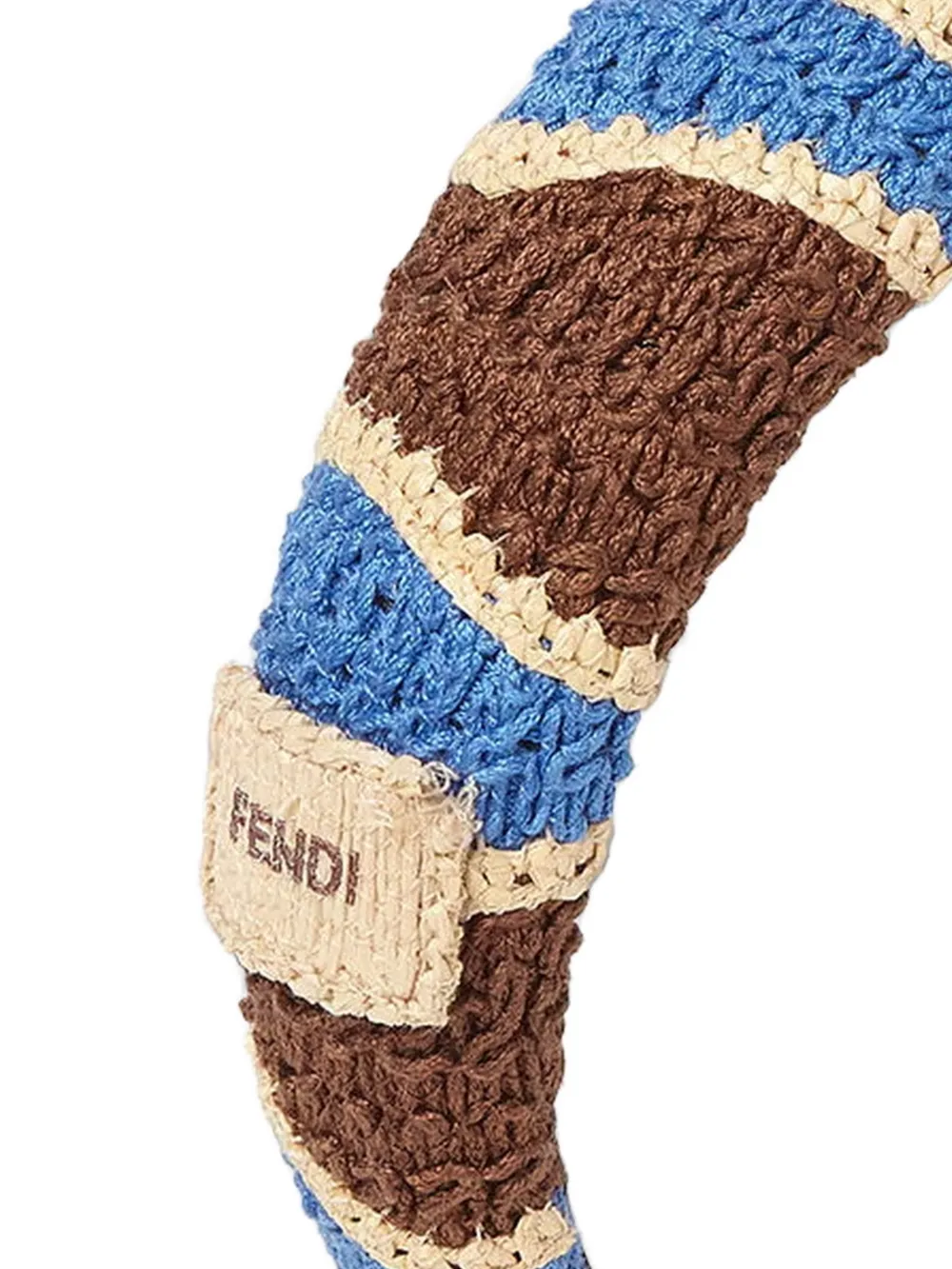 FENDI Gehaakte haarband Bruin