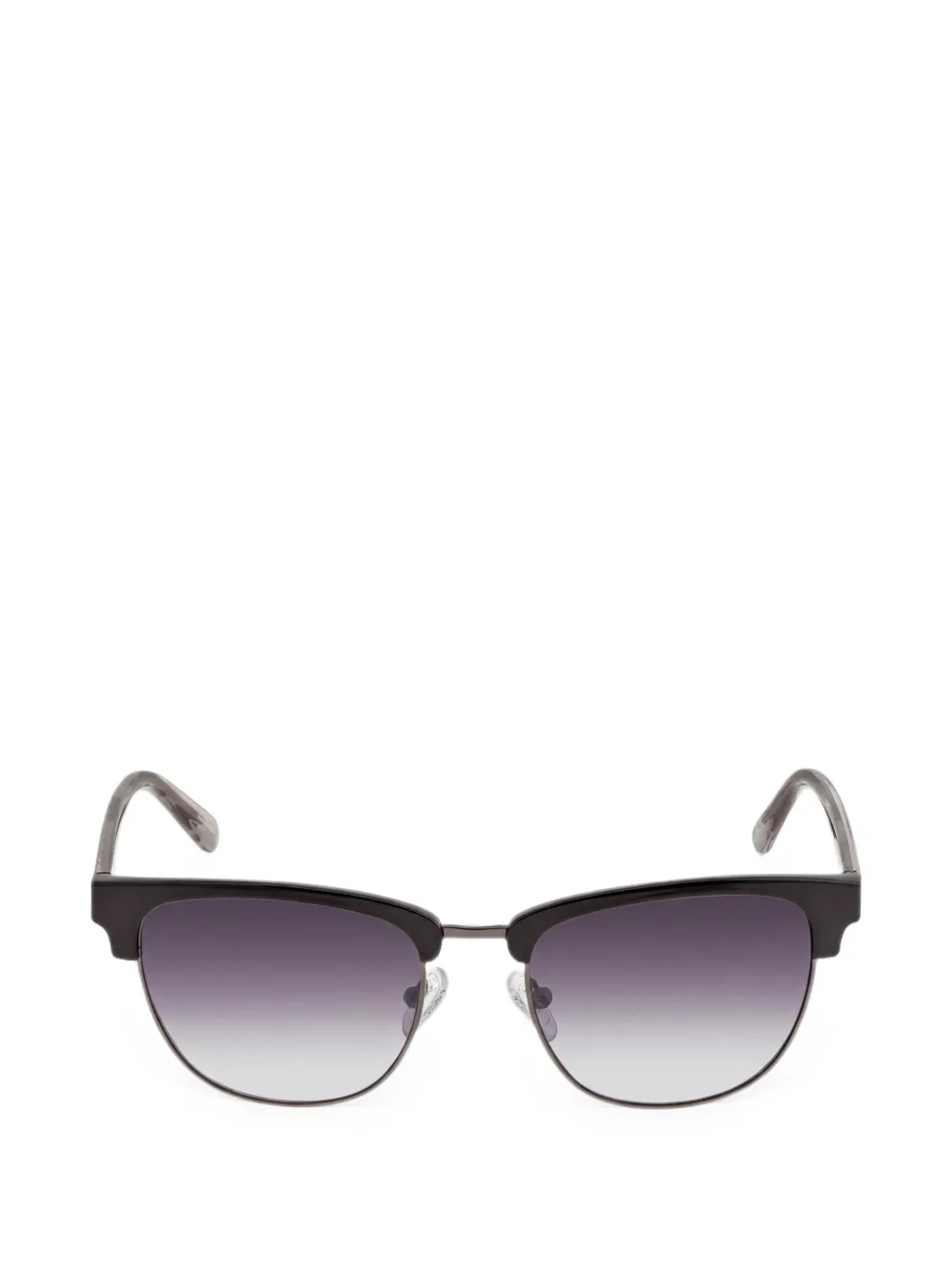 GUESS EYEWEAR Clubmaster logo-engraved sunglasses - Nero