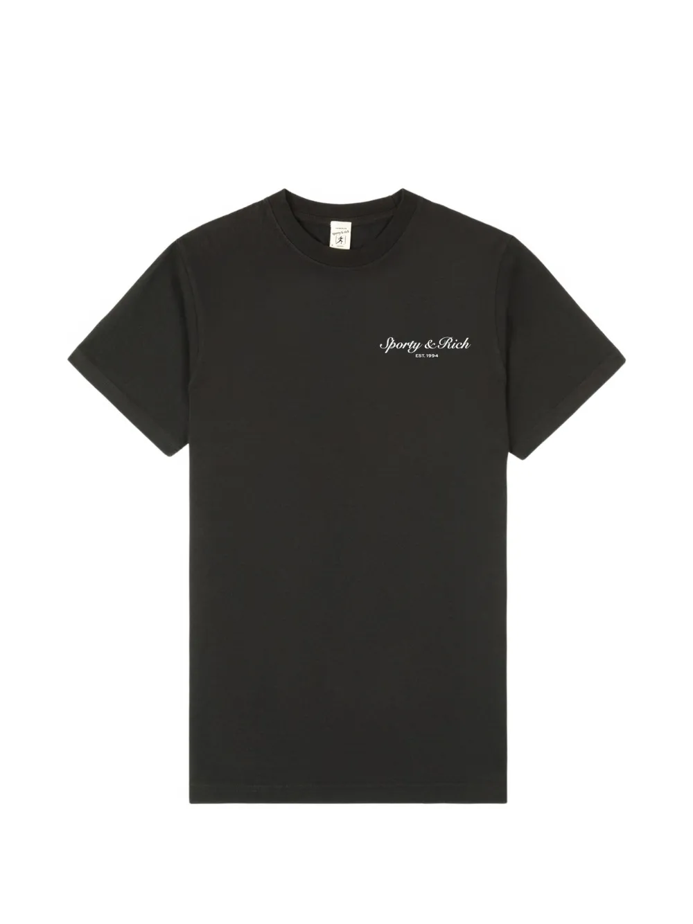 Sporty & Rich graphic-print cotton T-shirt - Nero