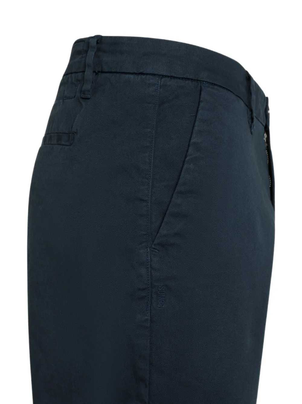 Sun68 Chino shorts met omgeslagen zoom Blauw