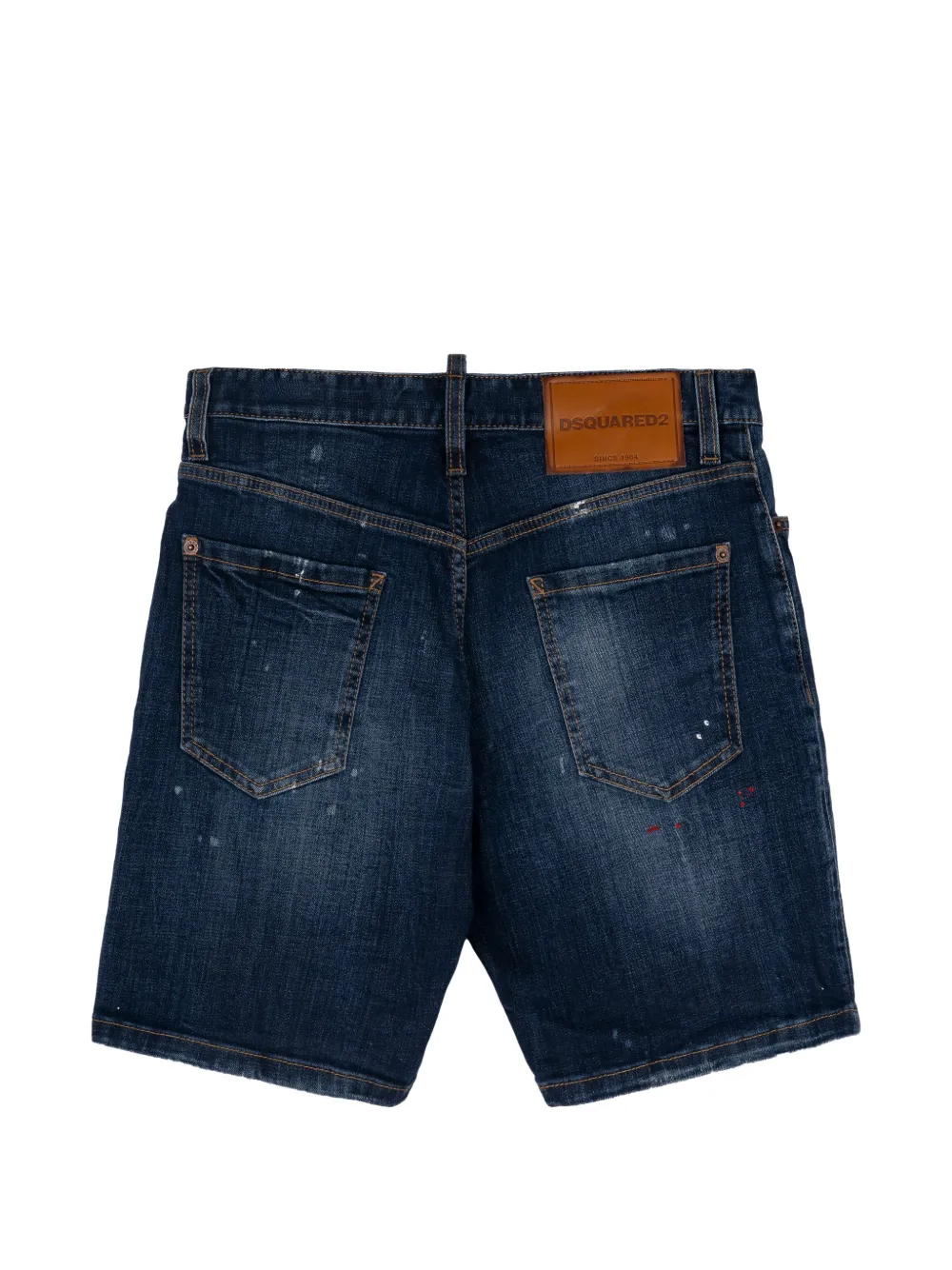 DSQUARED2 Medium Easy Red Spots shorts Blauw
