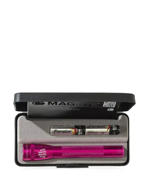 Anti Social Social Club Maglite zaklamp met geknoopte textuur en logoprint