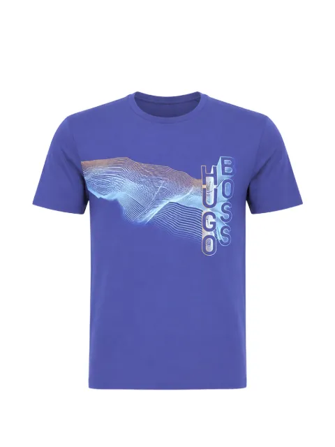 HUGO graphic-print short-sleeves T-shirt