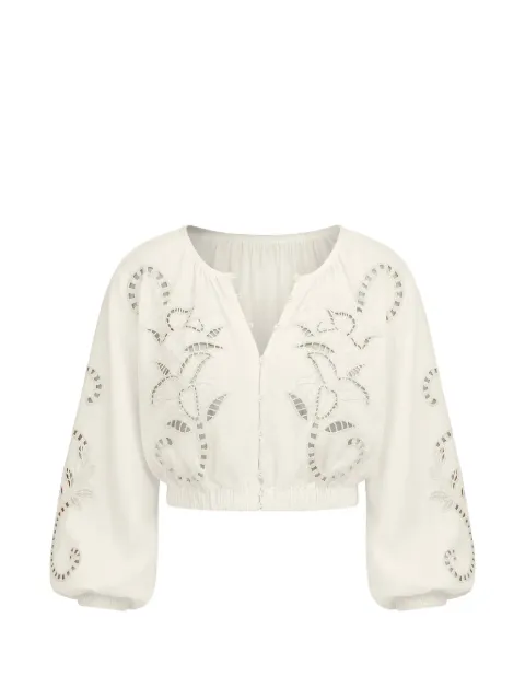 FARM Rio richilieur long-sleeved blouse