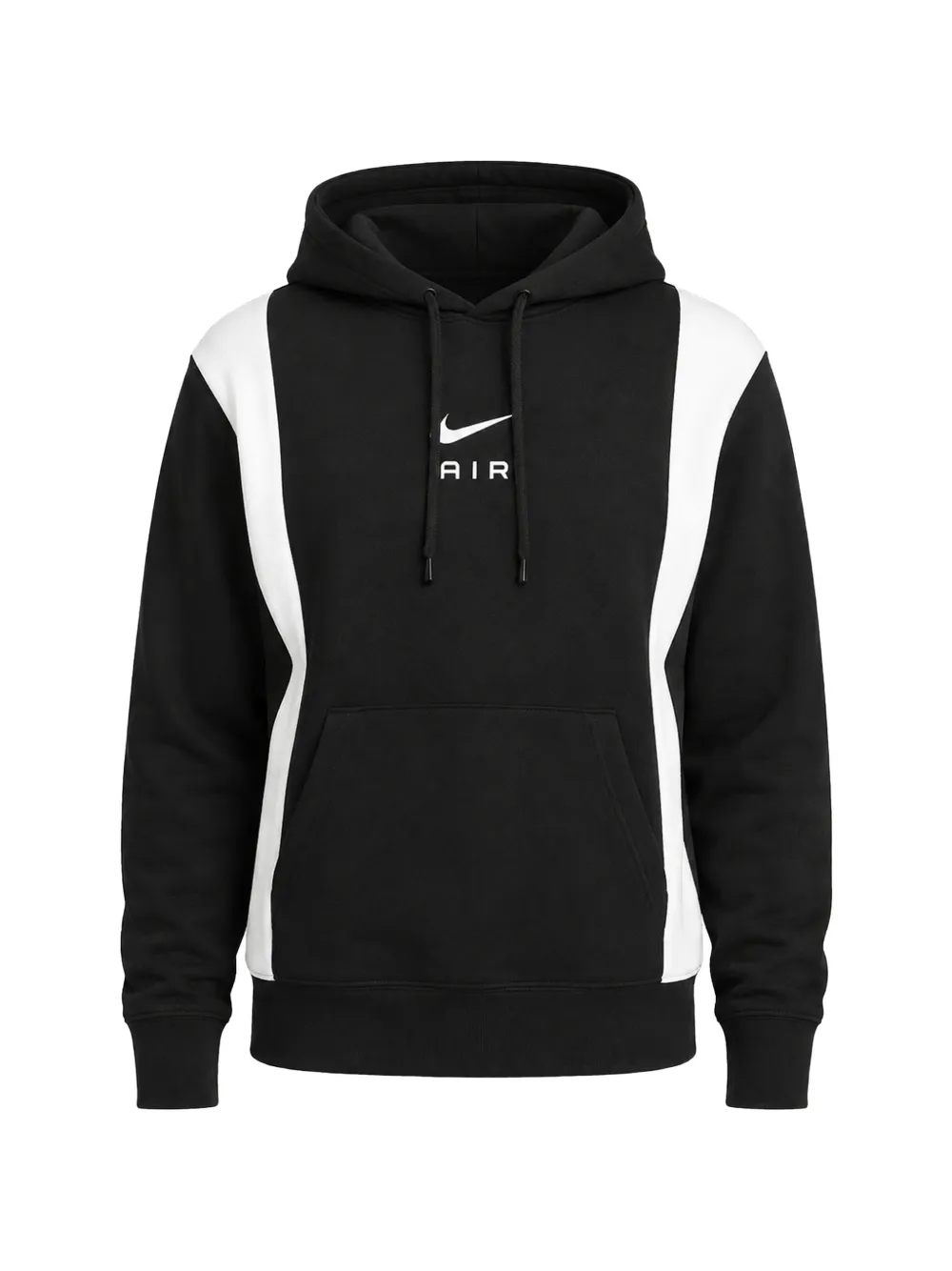 Nike Air logo-print hoodie Zwart