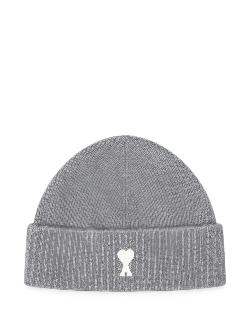 AMI Paris Ami de Coeur beanie hat - Grigio