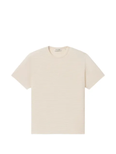 FRAME jacquard-stripe T-shirt