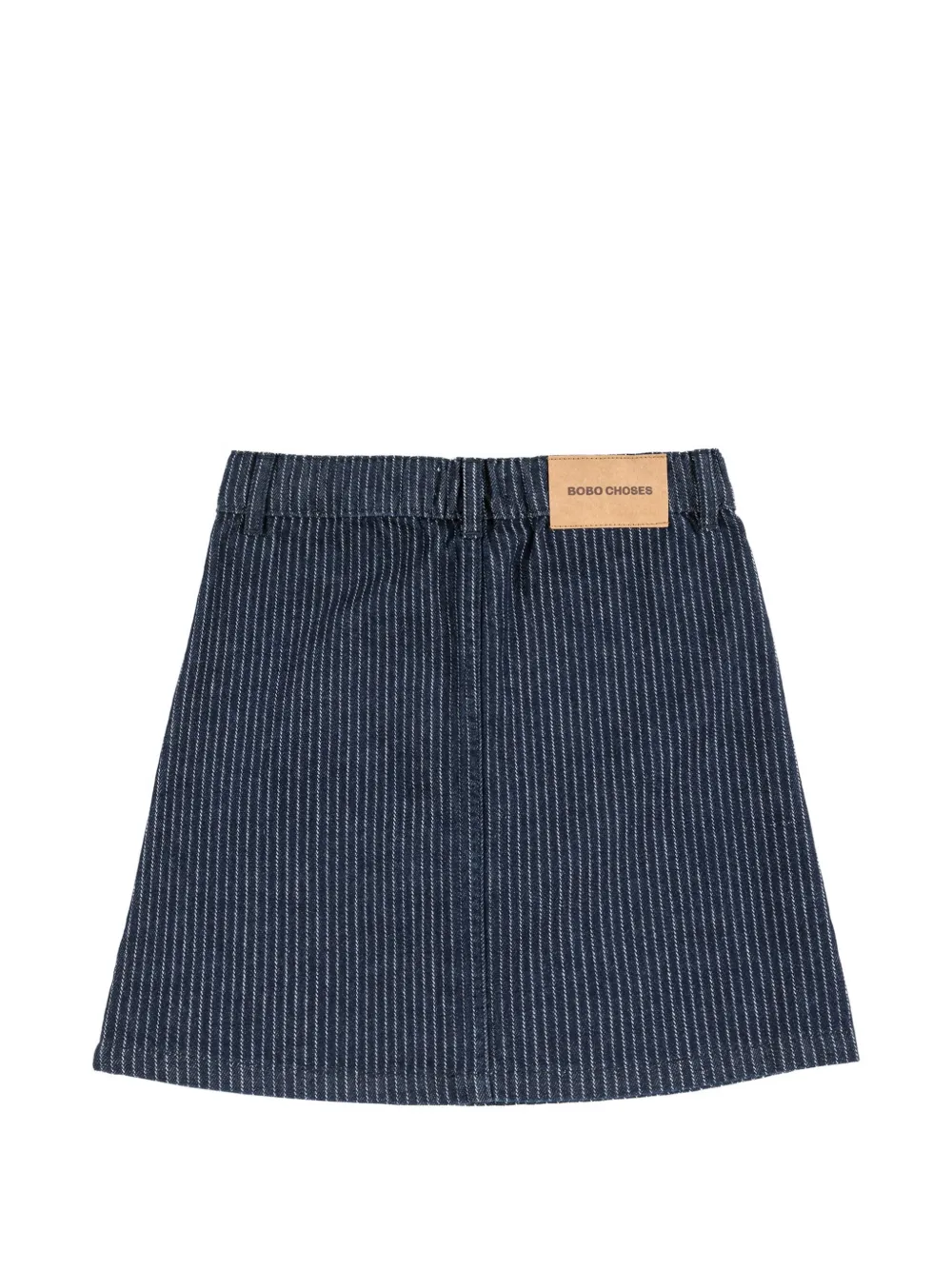 Bobo Choses Mini-rok met krijtstreep en knopen Blauw