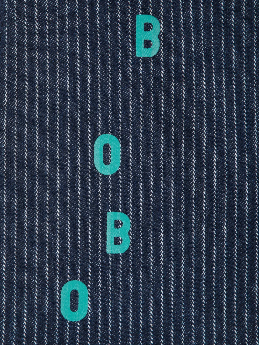 Bobo Choses Mini-rok met krijtstreep en knopen Blauw