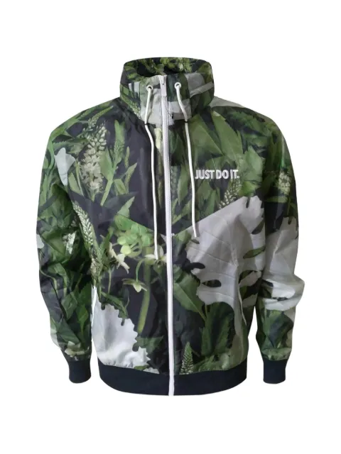 Nike Windrunner floral-print jacket