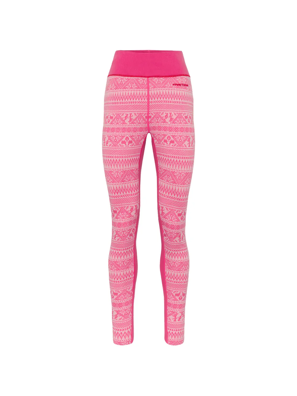 Kari Traa fair-isle pattern performance leggings - Rosa