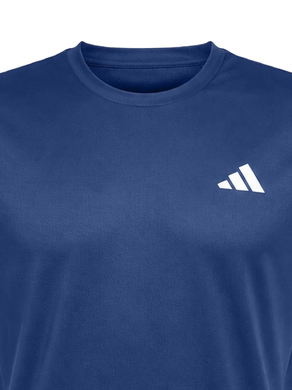 adidas short-sleeve crew-neck T-shirt Blauw