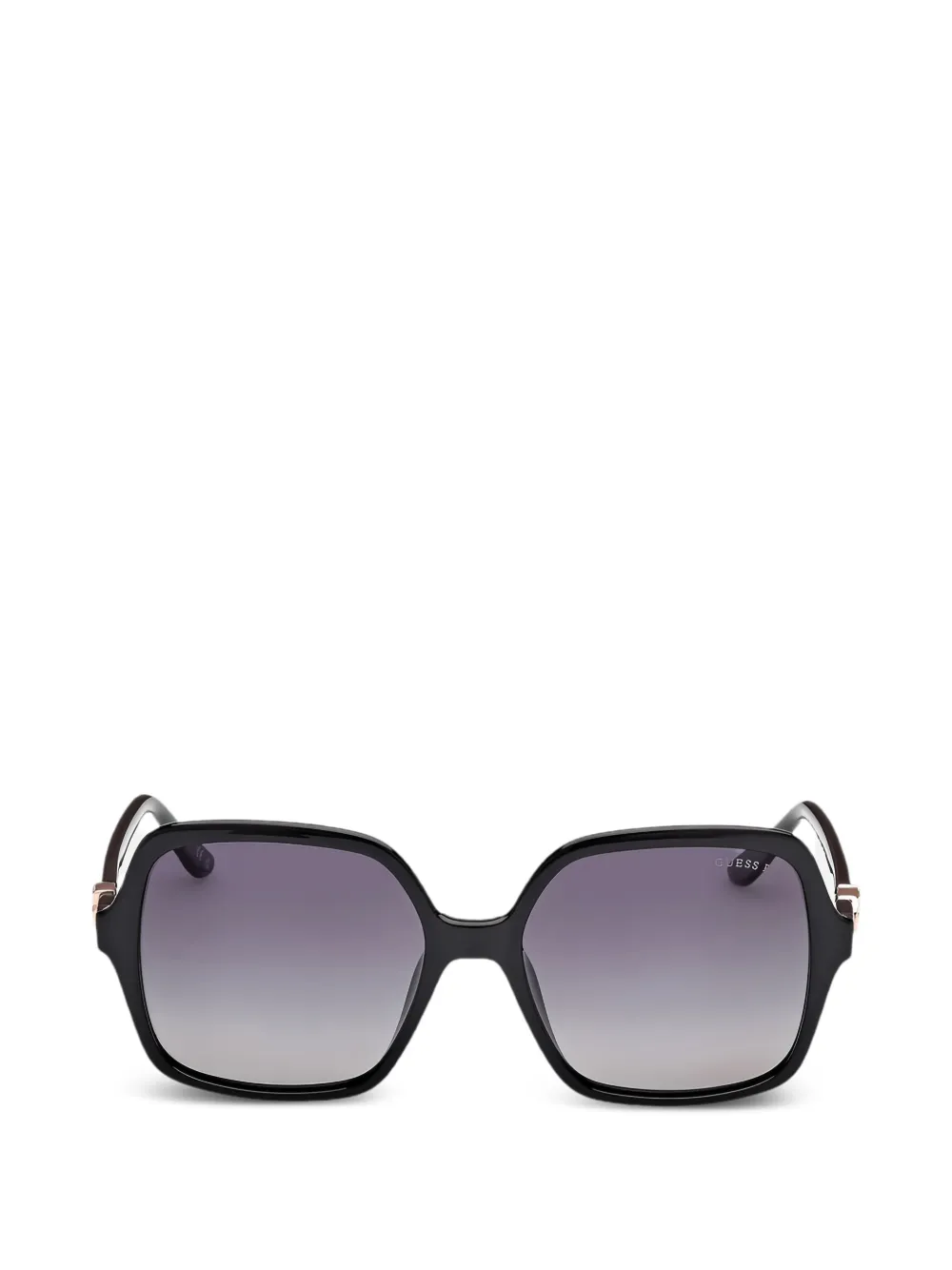 GUESS USA logo-plaque square-frame sunglasses - Nero