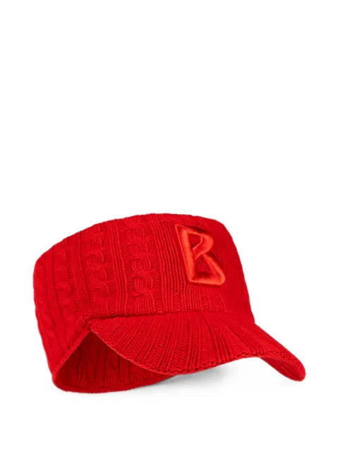 BOGNER Tessa1 cable-knit peak hat