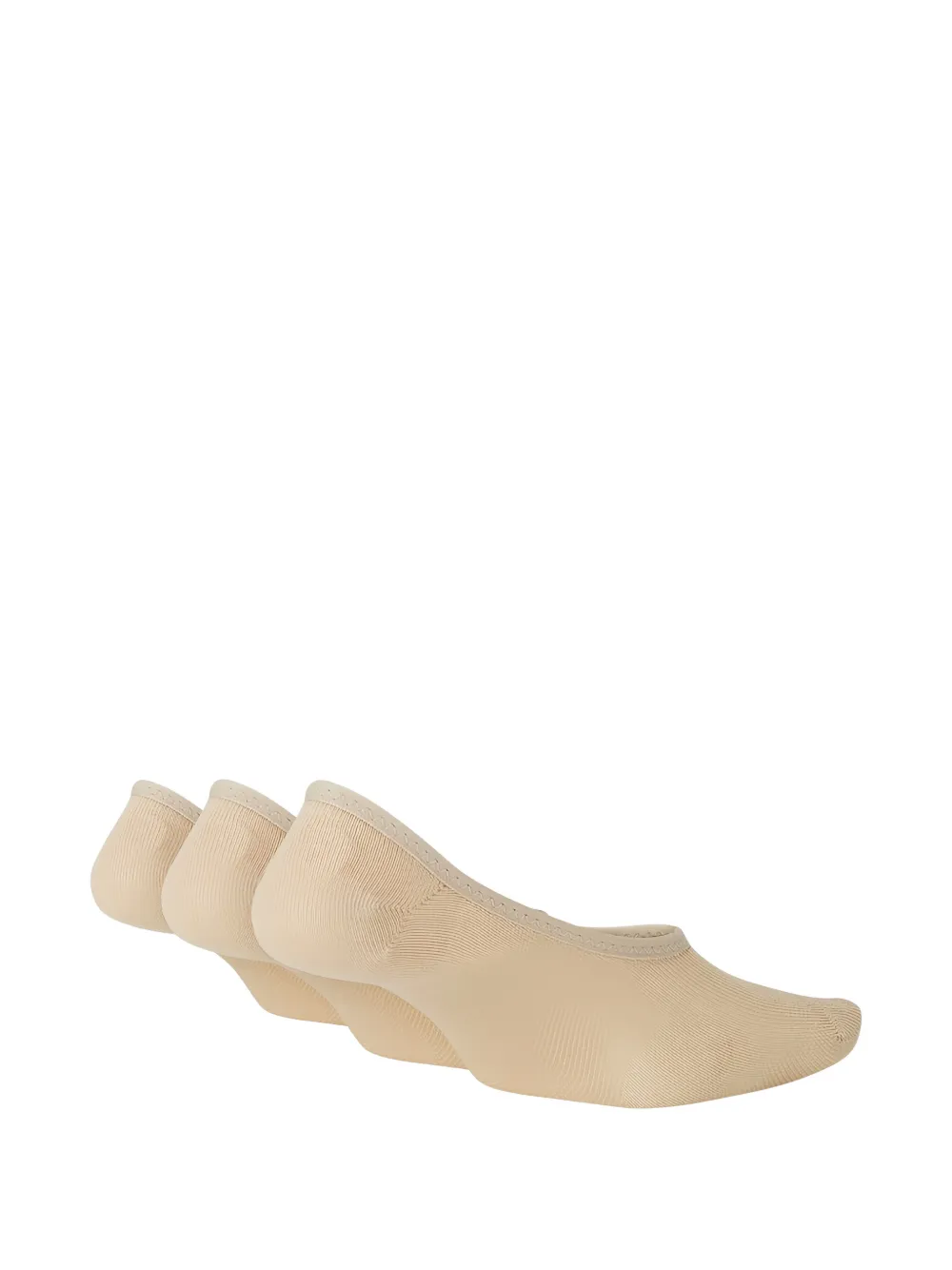 Nike Everyday Lightweight footie socks (set of three) Beige