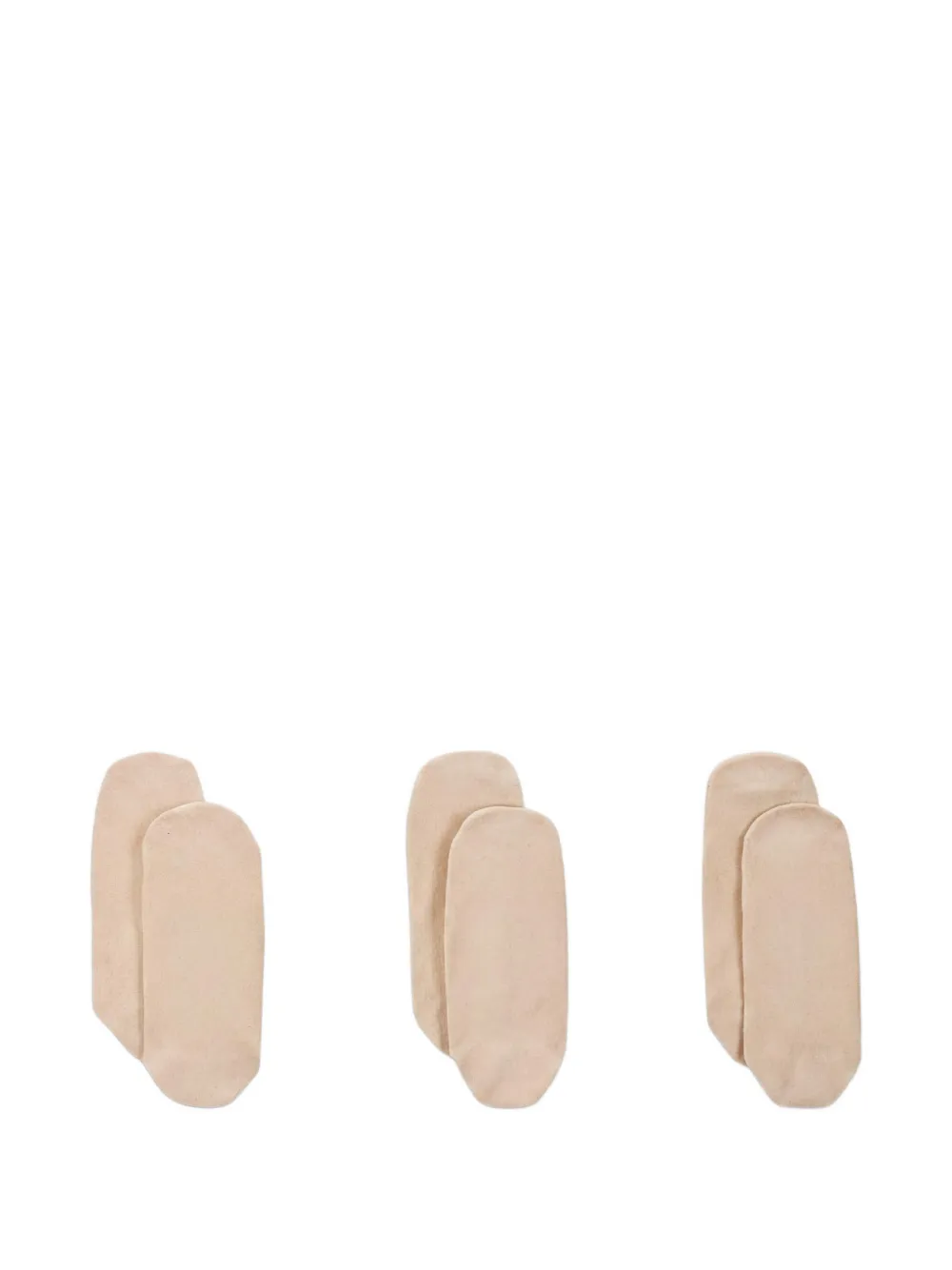 Nike Everyday Lightweight footie socks (set of three) Beige
