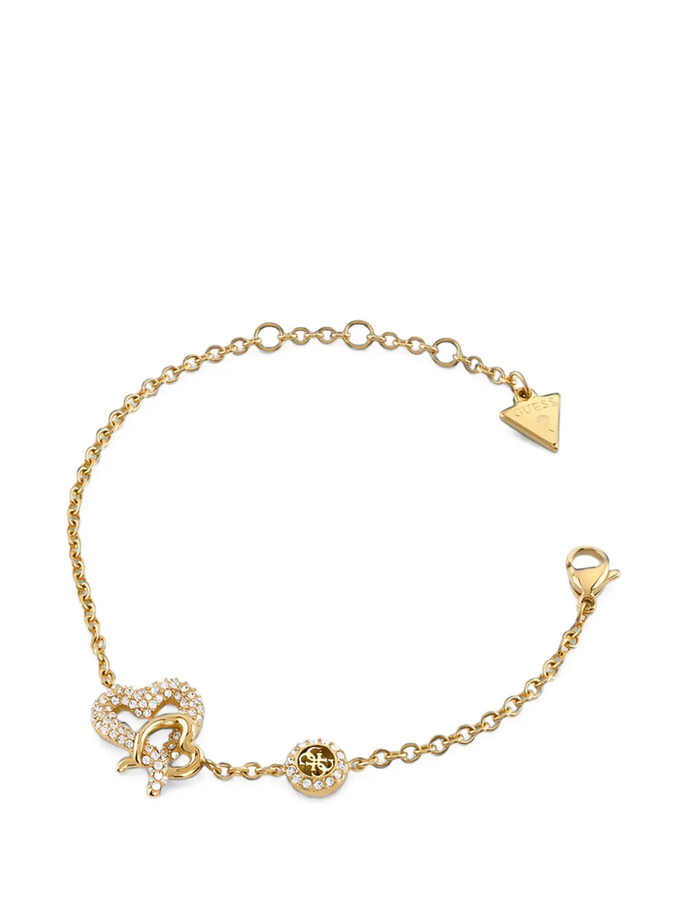 GUESS USA Hearts pavé-set bracelet