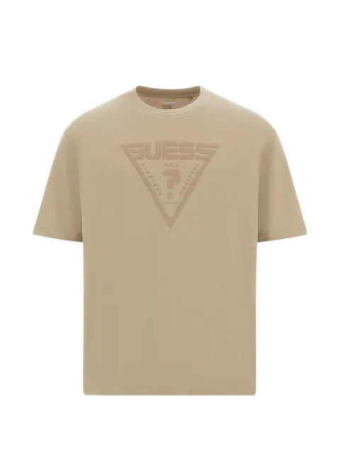 GUESS USA embossed-logo T-shirt