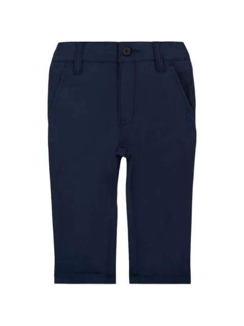 BOSS Kidswear logo-tag belt-loop trousers