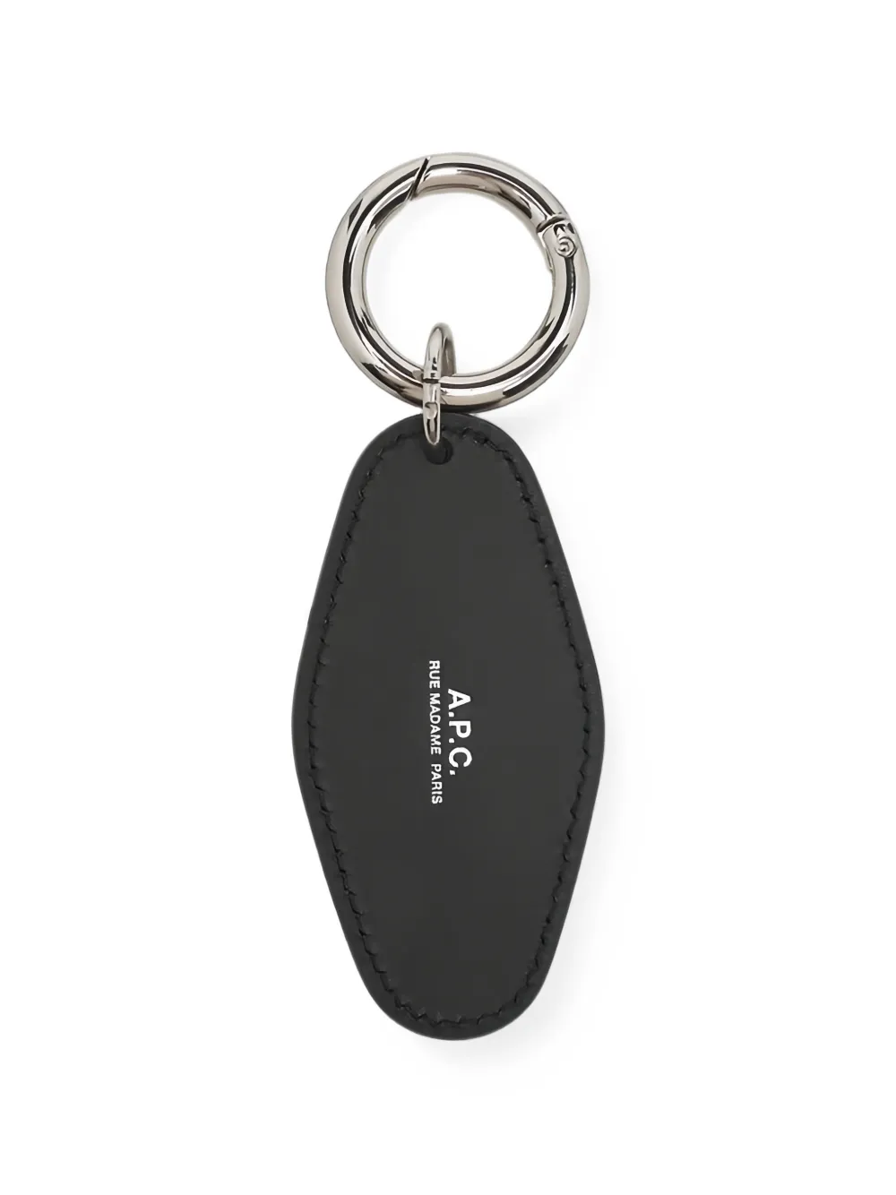 A.P.C. Diamant logo-print keyring - Nero