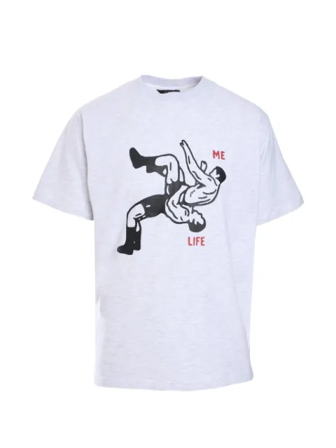 Tee Library graphic-print relaxed-fit T-shirt