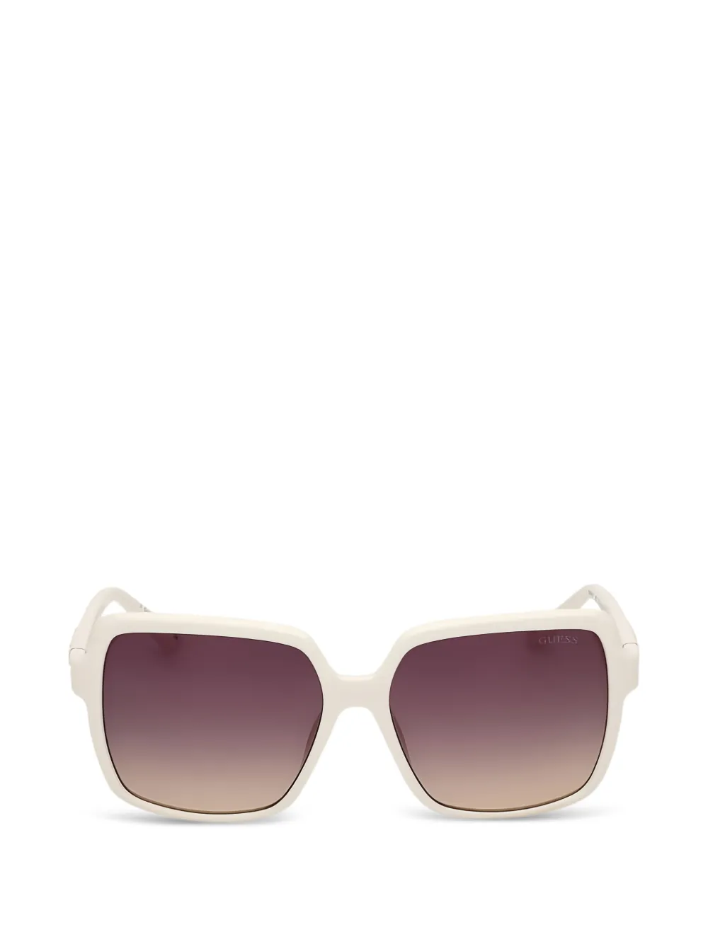 GUESS USA square-frame logo-detail sunglasses - Bianco