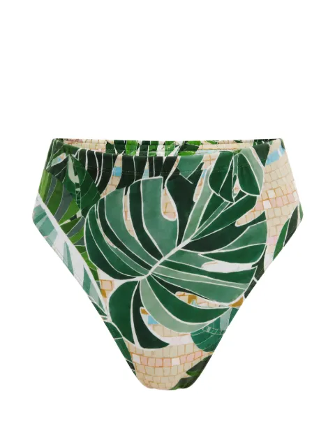 FARM Rio leaf-print bikini bottoms