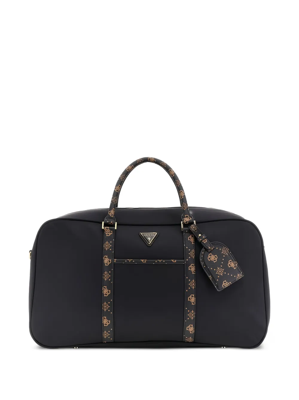 Guess Usa Silia 4G Peony logo-print travel bag in Black