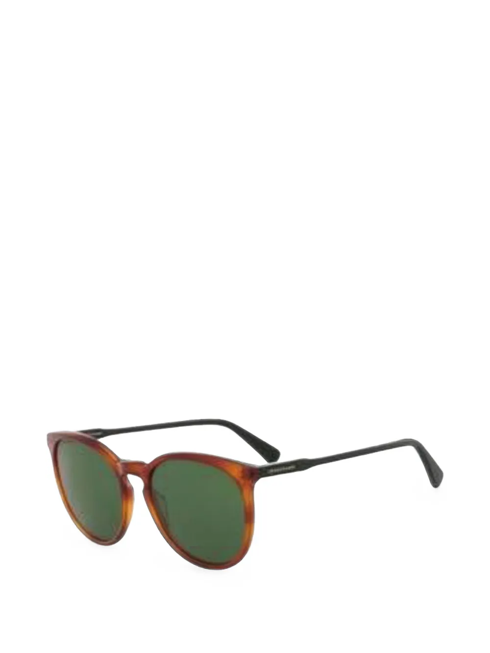 Longchamp Zonnebril met rond montuur Bruin