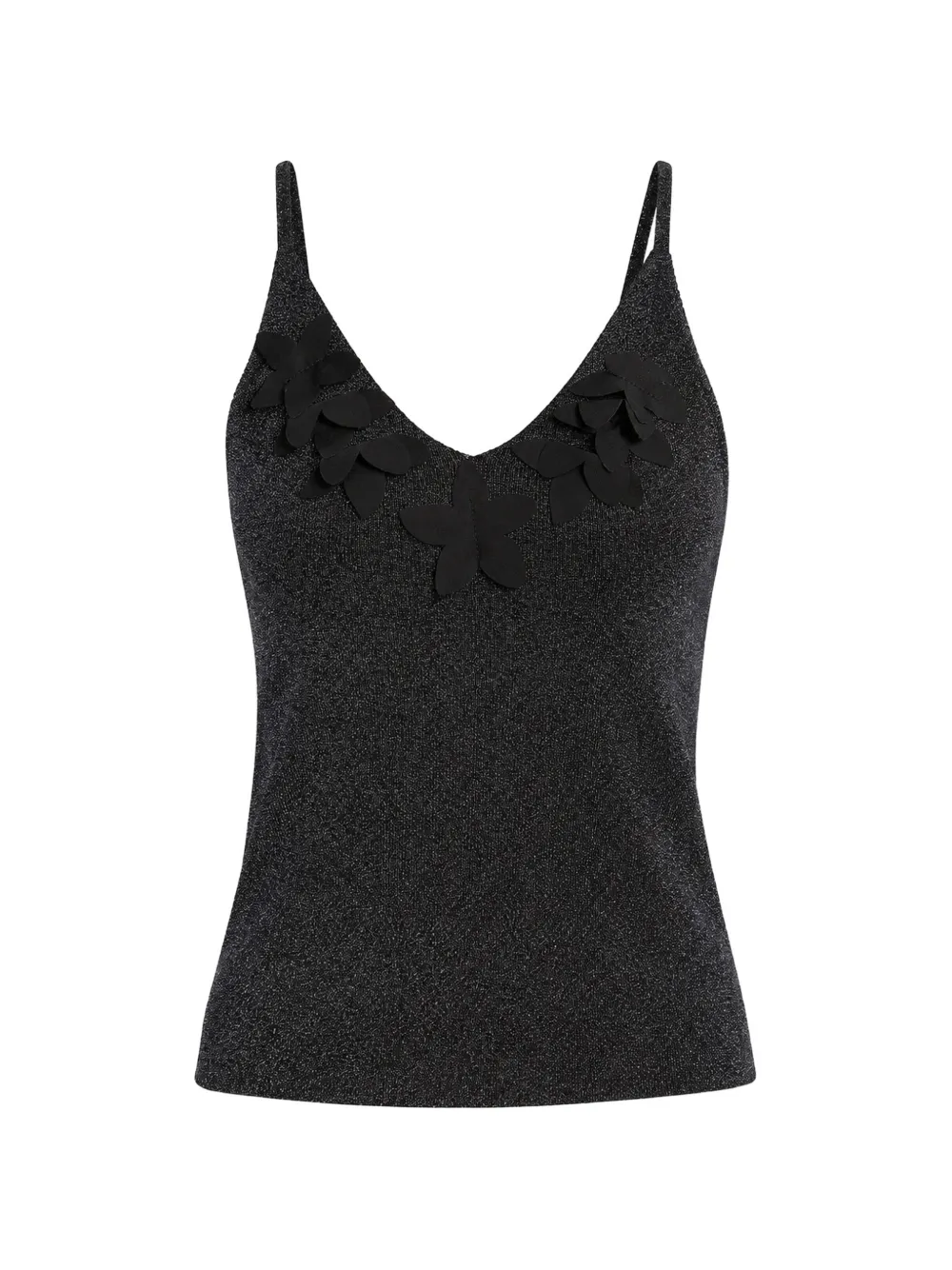 Molly Bracken Canotta con applicazione farfalla - Nero