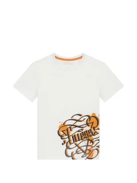 GUESS USA logo-print cotton T-shirt