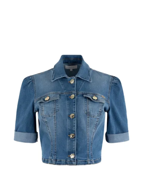 Kocca short-sleeve cropped denim jacket