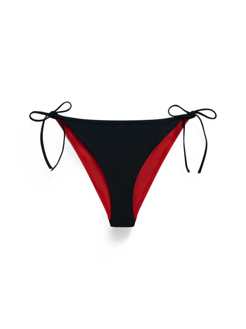 Tommy Hilfiger Bikinislip met colourblocking en gestrikte zijkanten Blauw