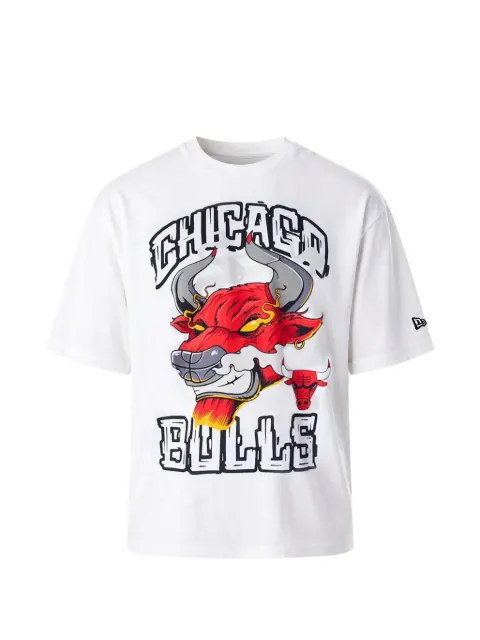 NEW ERA CAP graphic-print drop-shoulder T-shirt