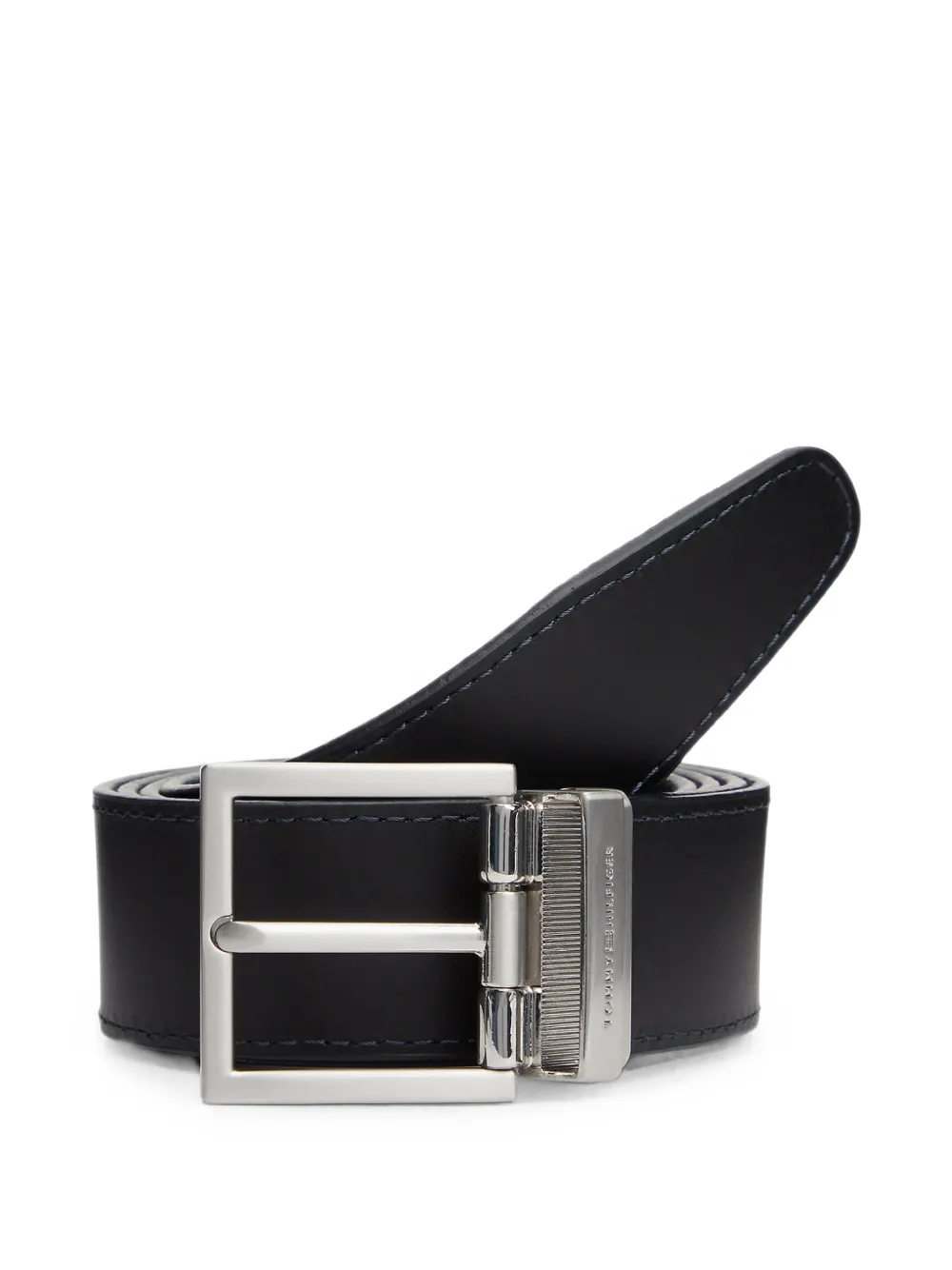 Tommy Hilfiger Hudson omkeerbare leren riem Zwart