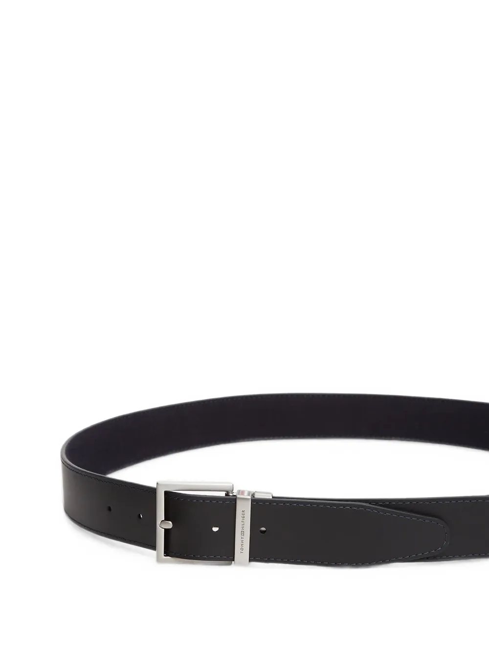 Tommy Hilfiger Hudson omkeerbare leren riem Zwart