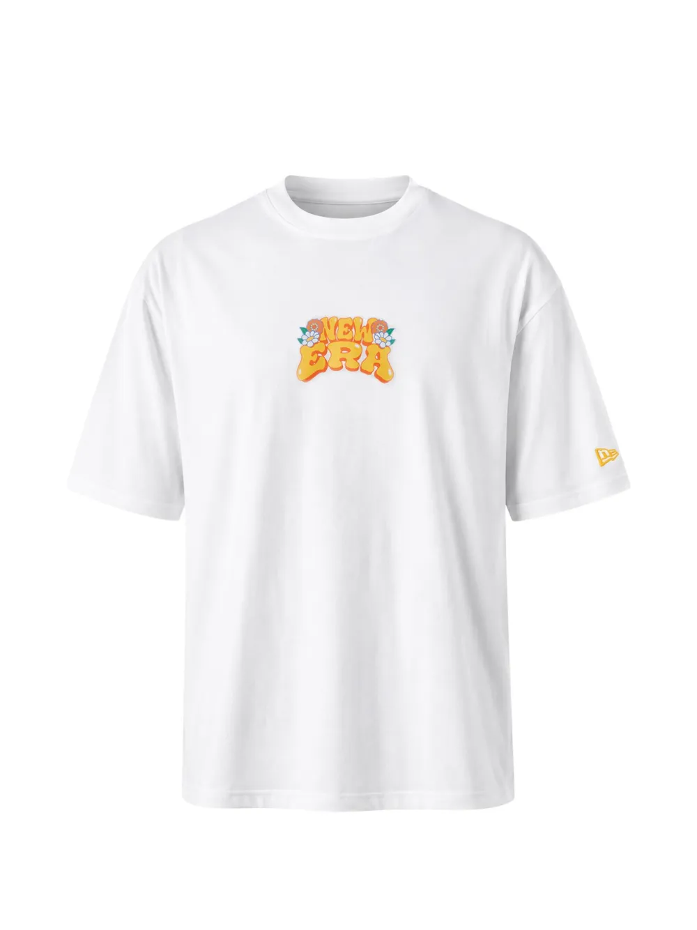 NEW ERA CAP T-Shirt mit grafischem Print - Weiß