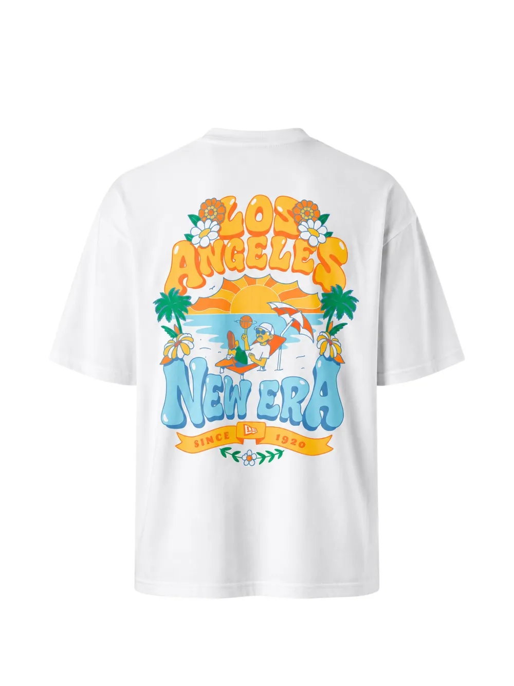 NEW ERA CAP T-shirt met grafische print Wit